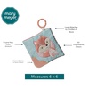 image:imageMary Meyer Crinkle Teether Toy with Baby Paper and Squeaker 6 x 6Inches Sweet n Sassy Fox6 x 6Inches