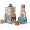 image:imageMary Meyer Leika Wooden Toys Nesting amp Stacking Blocks Montessori Toys for 18 Months Old Toddler Preschool Gifts 35 x 135Inches Woodland Animals