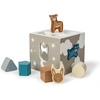 image:imageMary Meyer Leika Wooden Toys Shape Sorter Cube Montessori Toys for 18 Months Old Toddler Preschool Gifts 5 x 475Inches Woodland Animals