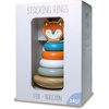 image:imageMary Meyer Leika Wooden Toys Stacking Rings Montessori Toys for 24 Months Old Toddler Preschool Gifts 425 x 7Inches Raccoon amp Fox