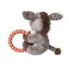 image:imageMary Meyer Soft Baby Rattle with Soothing Teether Ring 6Inches Dusty Donkey
