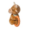 image:imageMary Meyer Soft Baby Rattle with Soothing Teether Ring 6Inches Hetty Highland Cow