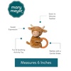 image:imageMary Meyer Soft Baby Rattle with Soothing Teether Ring 6Inches Hetty Highland Cow