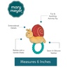 image:imageMary Meyer Soft Baby Rattle with Soothing Teether Ring 6Inches Skippy Snail