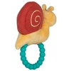 image:imageMary Meyer Soft Baby Rattle with Soothing Teether Ring 6Inches Skippy Snail