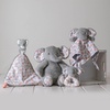 image:imageMary Meyer Soft Ring Baby Rattle 5Inches Grey Kalahari Elephant