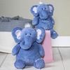 image:imageMary Meyer Stuffed Animal FabFuzz Plush Soft Toy 14Inches Aqua OctopusSmall Indigo Elephant