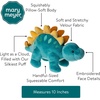 image:imageMary Meyer Stuffed Animal Smootheez PillowSoft Toy 10Inches Green T Rex DinosaurBlue Stegosaurus Dinosaur