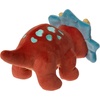 image:imageMary Meyer Stuffed Animal Smootheez PillowSoft Toy 10Inches Green T Rex DinosaurRed Triceratops Dinosaur