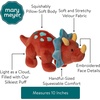 image:imageMary Meyer Stuffed Animal Smootheez PillowSoft Toy 10Inches Green T Rex DinosaurRed Triceratops Dinosaur