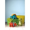 image:imageMary Meyer Stuffed Animal Smootheez PillowSoft Toy 10Inches Green T Rex DinosaurRed Triceratops Dinosaur