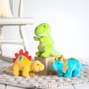 image:imageMary Meyer Stuffed Animal Smootheez PillowSoft Toy 10Inches Green T Rex DinosaurSpikes Yellow Dinosaur