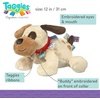 image:imageMary Meyer Taggies Buddy Dog Brown  Beige Soft Toy 12