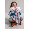 image:imageMary Meyer Teddy Bear  Putty Collection Super Soft Stuffed Animal Plush Classic Toy Plushie 17 Medium Grey Shadow Panda Bear