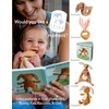 image:imageMary Meyer Teething Toys Leika Silicone Baby Teether for Babies 012 Months 9Inches Little BunnyLittle Bunny