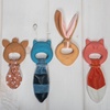 image:imageMary Meyer Teething Toys Leika Silicone Baby Teether for Babies 012 Months 9Inches Little BunnyLittle Raccoon