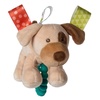 image:imageTaggies Soft Baby Rattle with Teether Ring 6Inches Buddy Dog