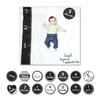 image:imagelulujo Baby Babys First Year Milestone Blanket and Cards Set Loved Beyond Measure
