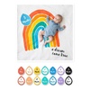 image:imagelulujo Baby First Year Milestone Blanket and Cards Set A Dream Come True