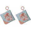 image:imageMary Meyer Crinkle Teether Toy with Baby Paper and Squeaker 6 x 6Inches Sweet n Sassy Foxone size Pack of 2