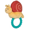 image:imageMary Meyer Soft Baby Rattle with Soothing Teether Ring 6Inches Skippy Snail