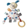 image:imageTaggies Teething Toys Baby Rattle Portable Triangle Activity Toy with Sensory Tags 6Inches Puppy