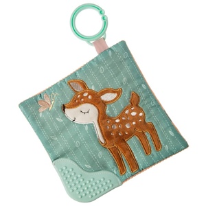 image:imageMary Meyer Crinkle Teether Toy with Baby Paper and Squeaker 6 x 6Inches Skippy SnailAmber Fawn