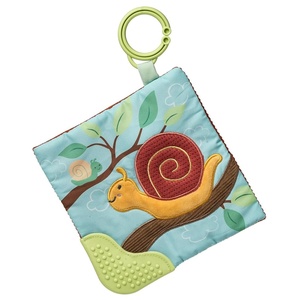 image:imageMary Meyer Crinkle Teether Toy with Baby Paper and Squeaker 6 x 6Inches Skippy SnailSkippy Snail