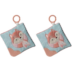image:imageMary Meyer Crinkle Teether Toy with Baby Paper and Squeaker 6 x 6Inches Sweet n Sassy Foxone size Pack of 2