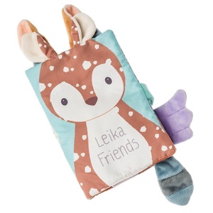 image:imageMary Meyer Cuddlebook Soft Cloth Book Baby Toddler Activity Toy 8 x 5Inches Leika Friends