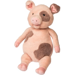 image:imageMary Meyer Stuffed Animal FabFuzz Plush Soft Toy 11Inches Pepper PigPeaches Pig
