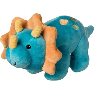 image:imageMary Meyer Stuffed Animal Smootheez PillowSoft Toy 10Inches Green T Rex DinosaurScales Blue Triceratops Dinosaur