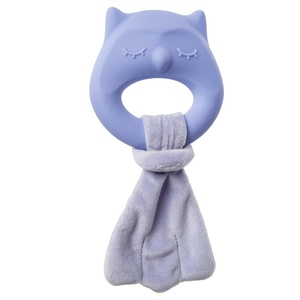 image:imageMary Meyer Teething Toys Leika Silicone Baby Teether for Babies 012 Months 9Inches Little BunnyLittle Owl