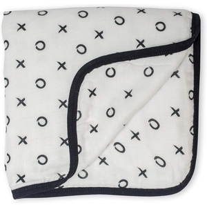 image:imagelulujo Baby Silky Soft Breathable Muslin Baby Quilt amp Toddler Blanket 47 X 47 Hugs amp Kisses